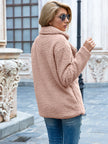 Kaia | Women's Double-Breasted Teddy Fleece Coat