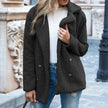 Kaia | Women's Double-Breasted Teddy Fleece Coat