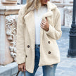 Kaia | Women's Double-Breasted Teddy Fleece Coat