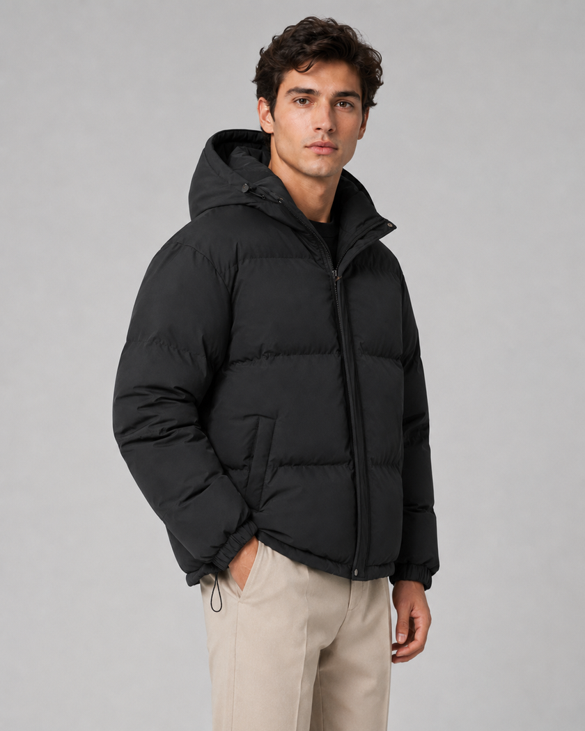 Liam | Hooded Puffer Jacket for Men
