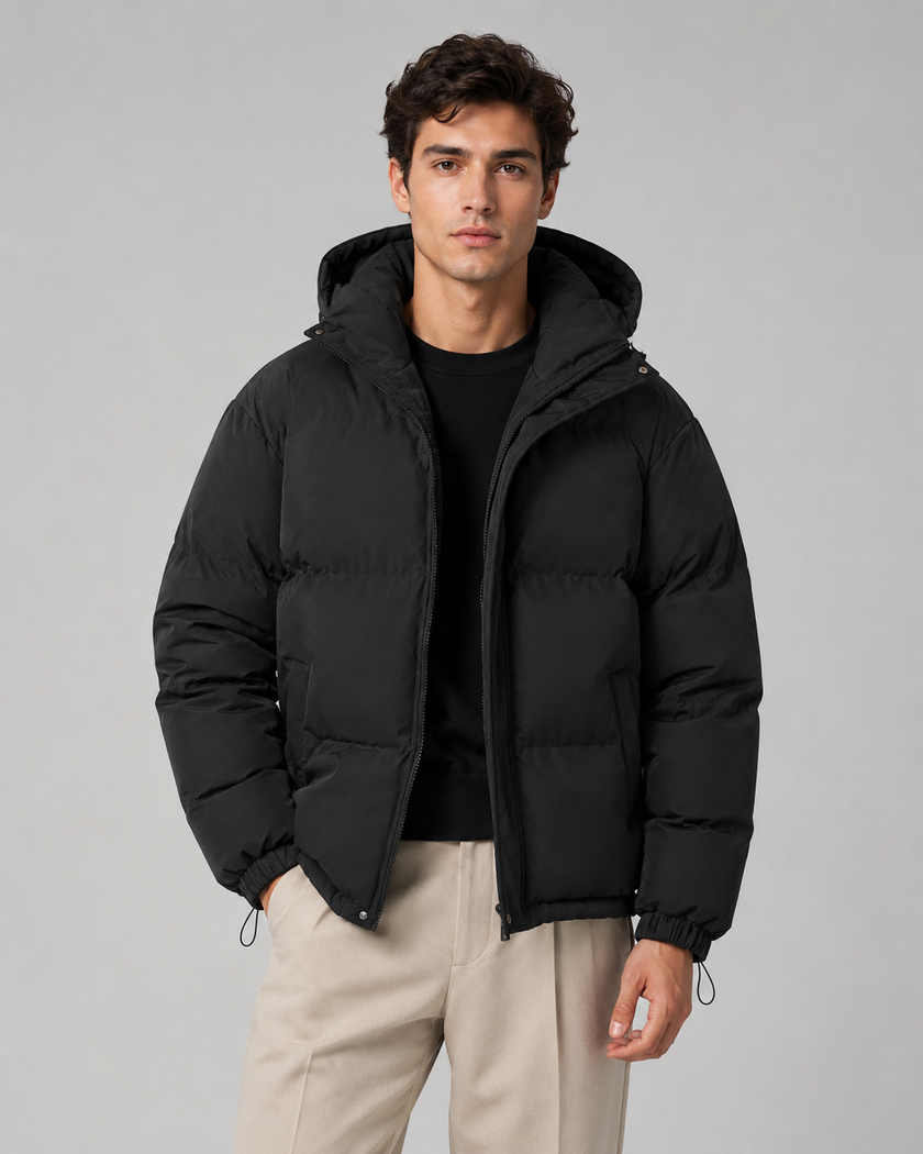 Liam | Hooded Puffer Jacket for Men