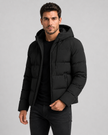 James | Hooded Zip-Up Puffer Jacket for Men