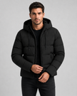 James | Hooded Zip-Up Puffer Jacket for Men