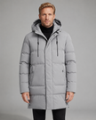 Noah | Longline Hooded Puffer Jacket for Men