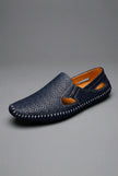 Mason | Men's Perforated Slip-On Breathable Hand-Stitched Loafers