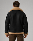 Owen | Faux Leather Aviator Jacket for Men
