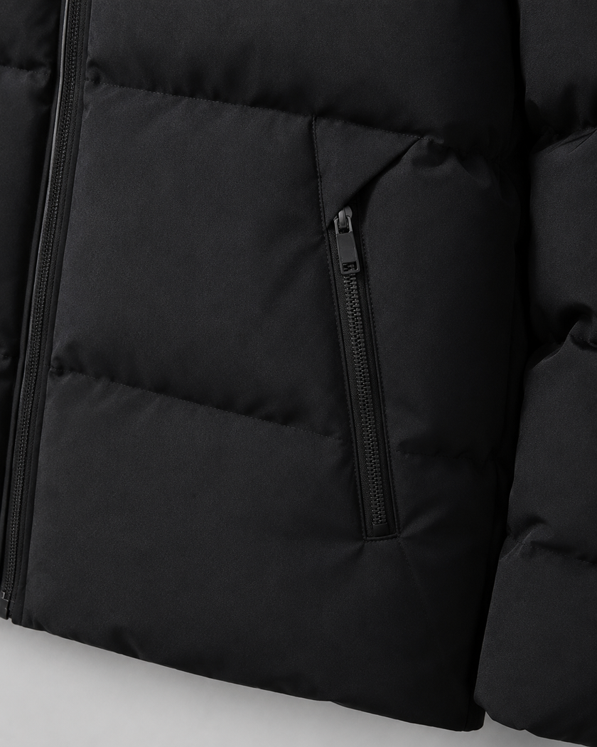 William | Hooded Zip-Up Puffer Jacket for Men