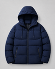William | Hooded Zip-Up Puffer Jacket for Men