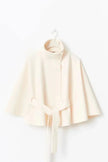 Cape Coat Belted Structured Draped Poncho Wrap Winter Cape | Alicia