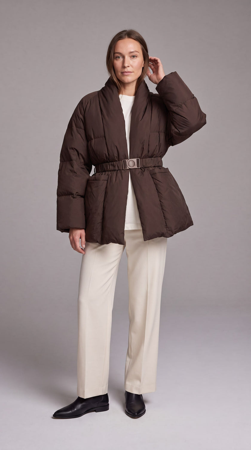 Gunilla | Women's Belted Winter Puffer Coat