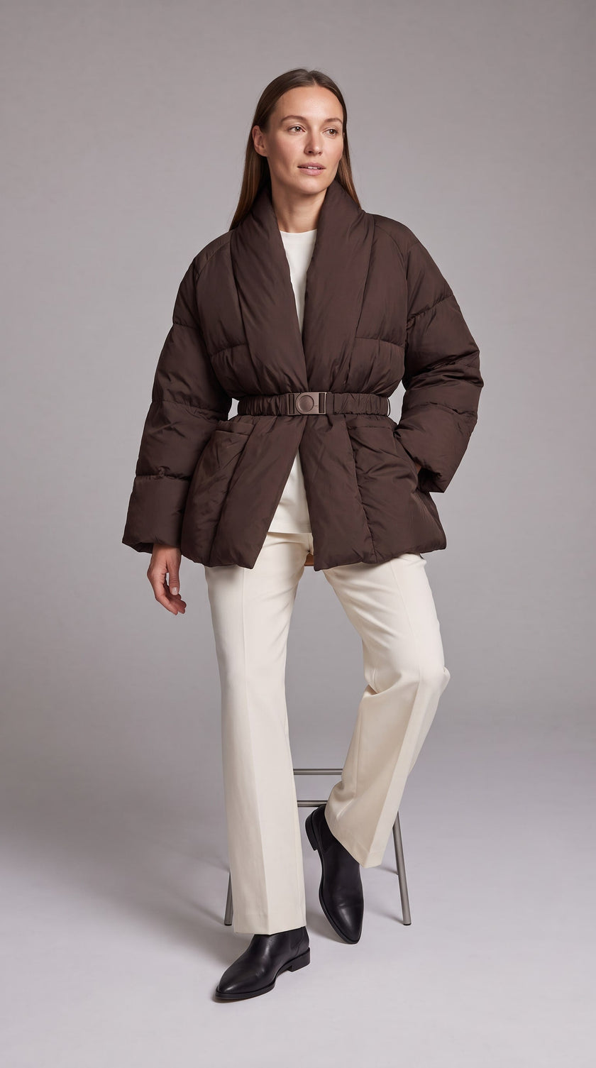 Gunilla | Women's Belted Winter Puffer Coat
