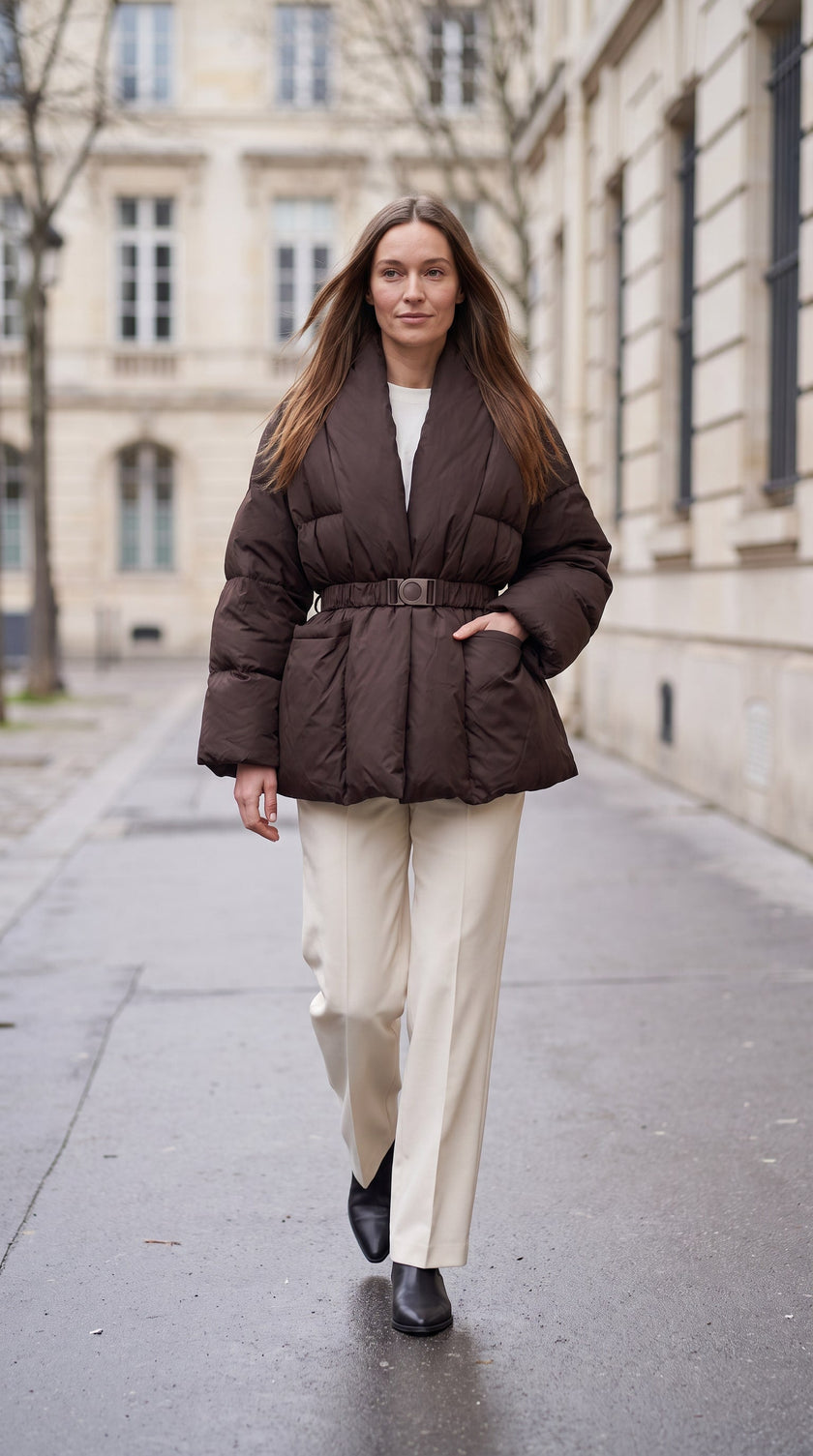 Gunilla | Women's Belted Winter Puffer Coat