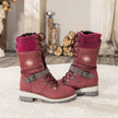 Wren | Women's Mid-Calf Lace-Up Knit-Cuff Combat Boots