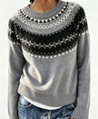 Ragna | Women's Crew-Neck Fair Isle Sweater