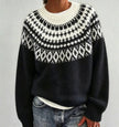 Ragna | Women's Crew-Neck Fair Isle Sweater