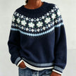 Ragna | Women's Crew-Neck Fair Isle Sweater
