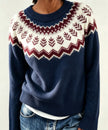 Ragna | Women's Crew-Neck Fair Isle Sweater