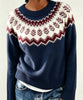 Ragna | Women's Crew-Neck Fair Isle Sweater