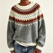 Ragna | Women's Crew-Neck Fair Isle Sweater