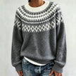 Ragna | Women's Crew-Neck Fair Isle Sweater