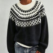 Ragna | Women's Crew-Neck Fair Isle Sweater