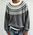 Ragna | Women's Crew-Neck Fair Isle Sweater