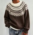 Ragna | Women's Crew-Neck Fair Isle Sweater