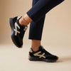 Sophia | Orthopedic Sneakers Low-Top Contrast Panel Lace-Up