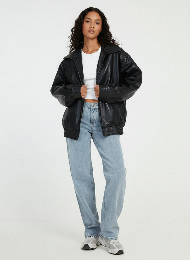 Bailey | Oversized Zip-Up Jacket for Women
