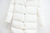 Down Coat Women Hooded Long Detachable Fur Trim Winter