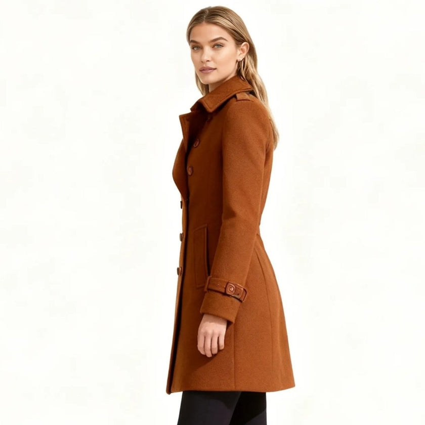 Petra | Women's Notch-Lapel Trench Coat