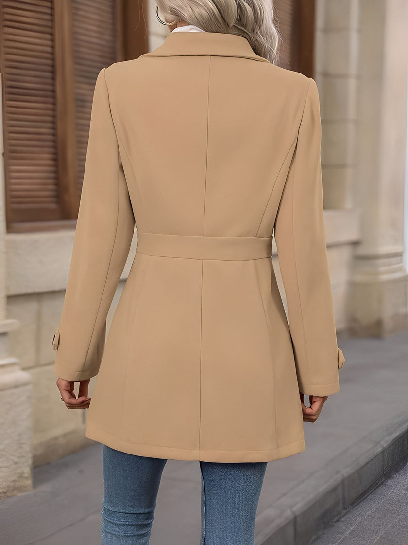 Nanna | Women's Double-Breasted Belted Trench Coat