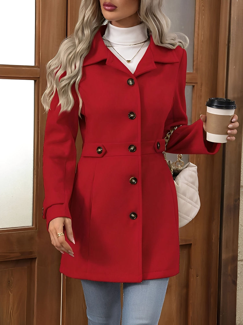 Nanna | Women's Double-Breasted Belted Trench Coat