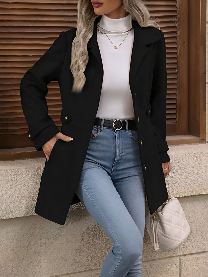 Nanna | Women's Double-Breasted Belted Trench Coat