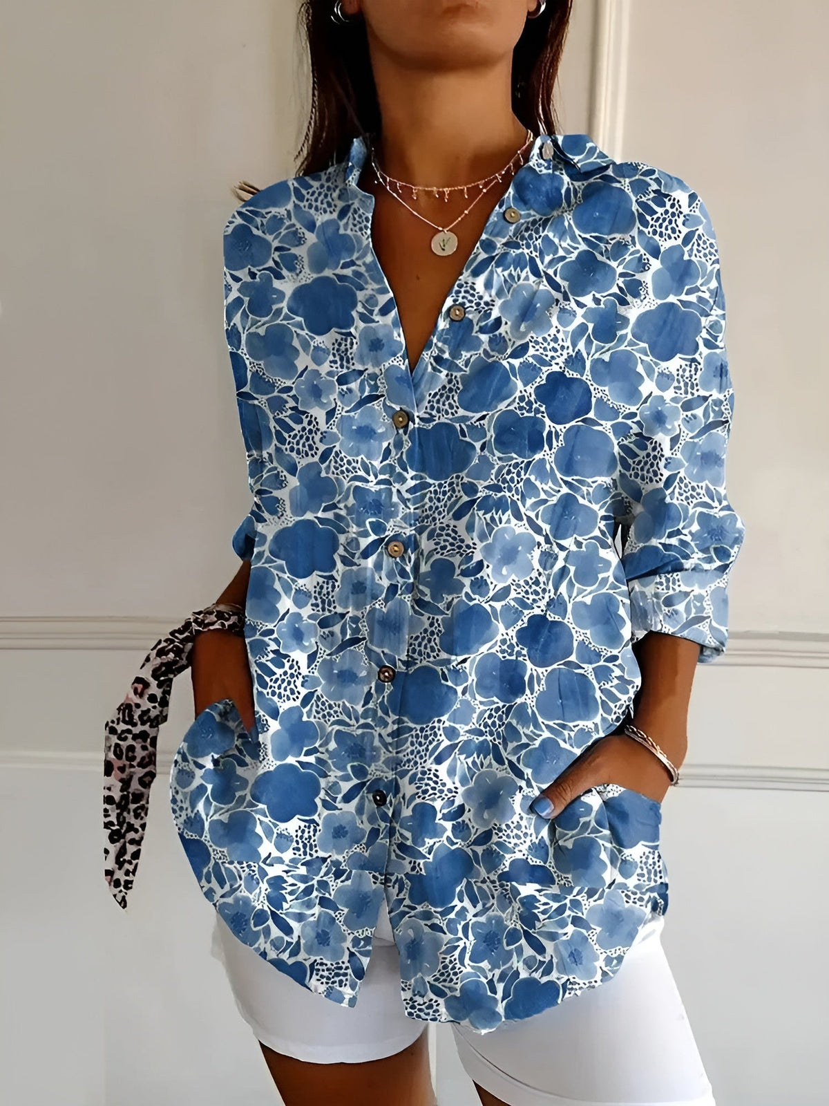 Floral Knit Cardigan Sweater Lightweight Layering Cardigan for Women | Maia
