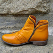 Victoria | Women's Leather Boots with Practical Zipper Comfortable Casual Everyday