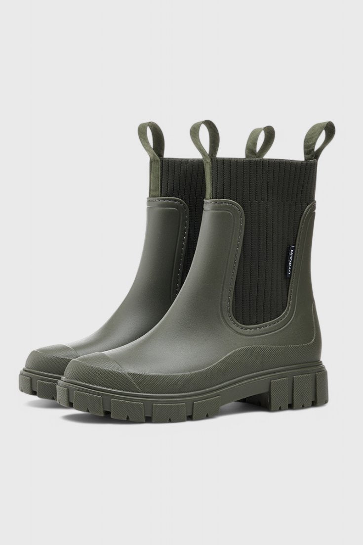 Camila | Waterproof Boots Chelsea Style Ankle Pull-On