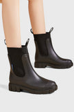 Camila | Waterproof Boots Chelsea Style Ankle Pull-On