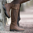 Elin | Women's Waterproof Knee High Buckle Detail Boots with Leather Comfortable