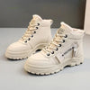 Jill | Women's Waterproof Lace Up Fur Lined Ankle Boots with Chunky