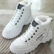 Jill | Women's Waterproof Lace Up Fur Lined Ankle Boots with Chunky