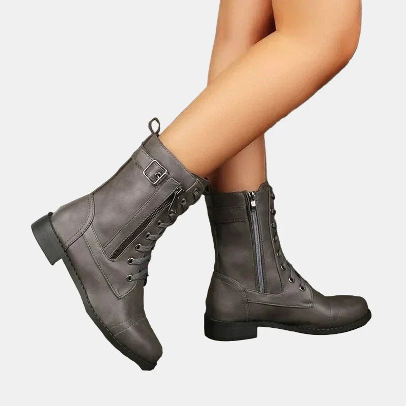 Bailey | Women's Round Toe Fall Boots with Comfortable Casual Everyday Walking