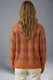 None | Women's Classic Plaid Button-Front Cardigan Sweater Knit Sweater with Checked Long-Sleeve