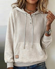 Jill | Women's Hooded Sweater Pullover with Knit Cozy Soft Long-Sleeve Everyday