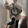Noor | Women's Oversized Knit Hooded Sweater Pullover with Cozy Soft Long-Sleeve