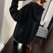 Noor | Women's Oversized Knit Hooded Sweater Pullover with Cozy Soft Long-Sleeve