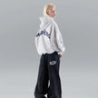 Fenna | Women's Oversized Ribbed Crew-Neck Hooded Sweater Pullover with Knit Cozy