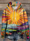 Wren | Women's Hooded Sweater Pullover with Knit Cozy Soft Long-Sleeve Everyday