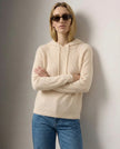 Maren | Women's Ribbed Knit Hooded Sweater Pullover with Cozy Soft Long-Sleeve