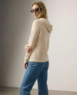 Maren | Women's Ribbed Knit Hooded Sweater Pullover with Cozy Soft Long-Sleeve